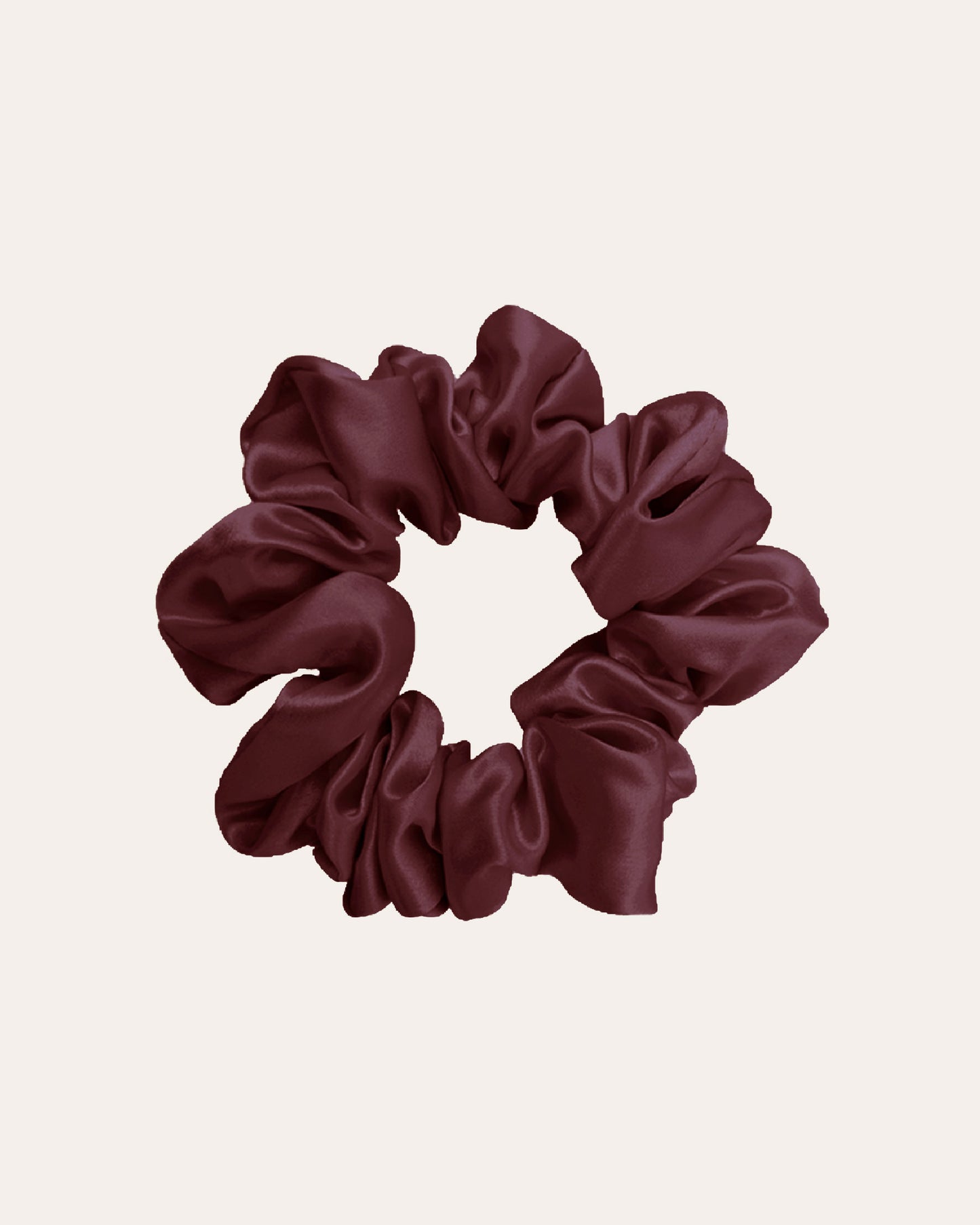 Luxe 100% moerbei Zijden medium in het bordeaux, zijden elastiek.