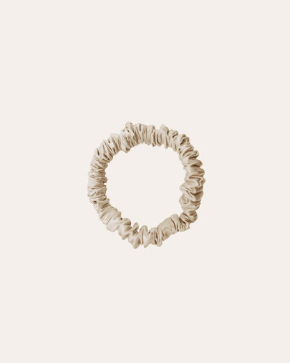 Zijden Scrunchies Crème