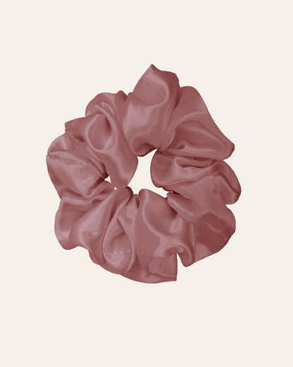 Luxe 100% moerbei Zijden Scrunchie Large in het roze